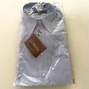 Men’s vintage blue dress shirt long sleeve in original packaging